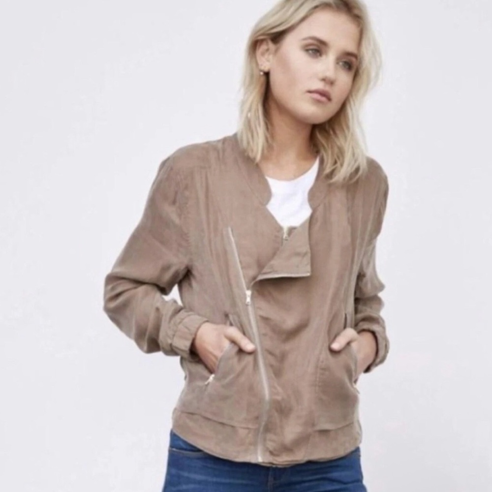 Blank Nyc Double Zip Asymmetrical Moto Jacket